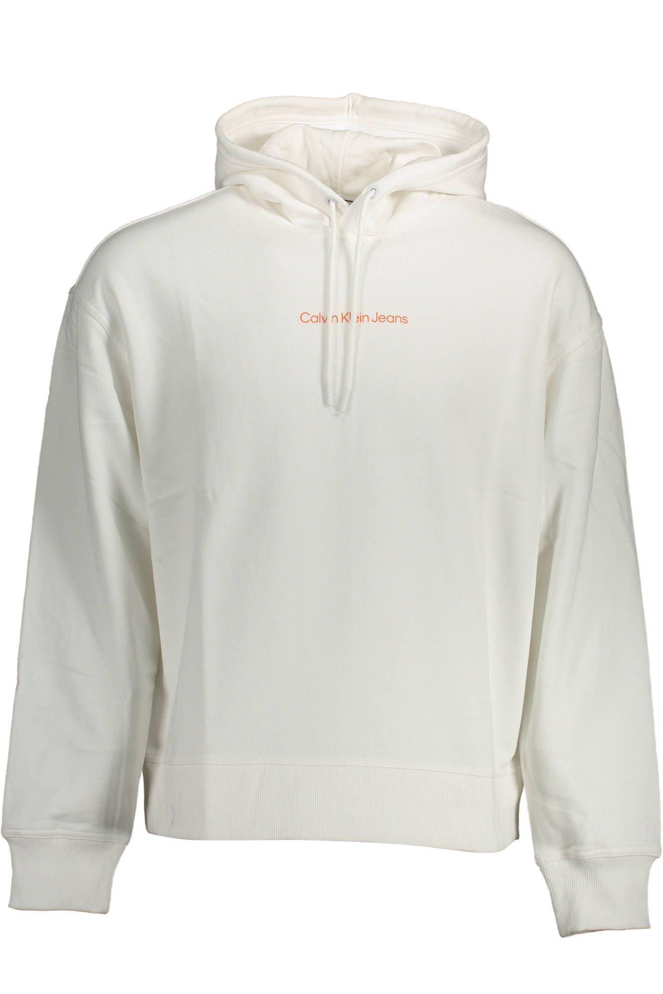 

Белый хлопковый мужской свитер Calvin Klein