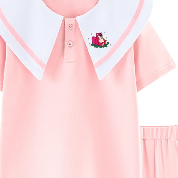 Disney Повседневная спортивная одежда серии Strawberry Bear розовый для детей 3-7 лет — фото 3