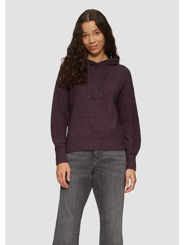 

Пуловер QS Strickpullover langarm, фиолетовый