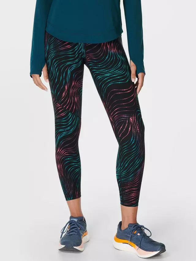 

Леггинсы Sweaty Betty Power 7/8 Workout, цвет black/gradient/wave