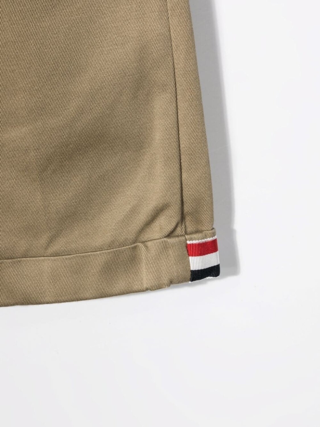 Брюки чинос с полосками RWB Thom Browne Kids, коричневый — фото 3