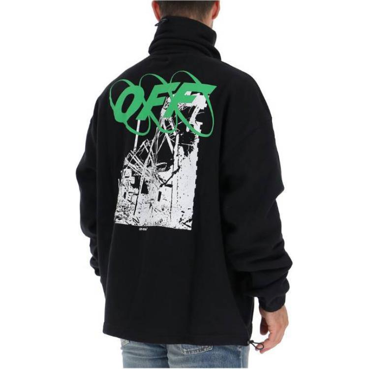 Свободная толстовка мужская черная OFF-WHITE — фото 3