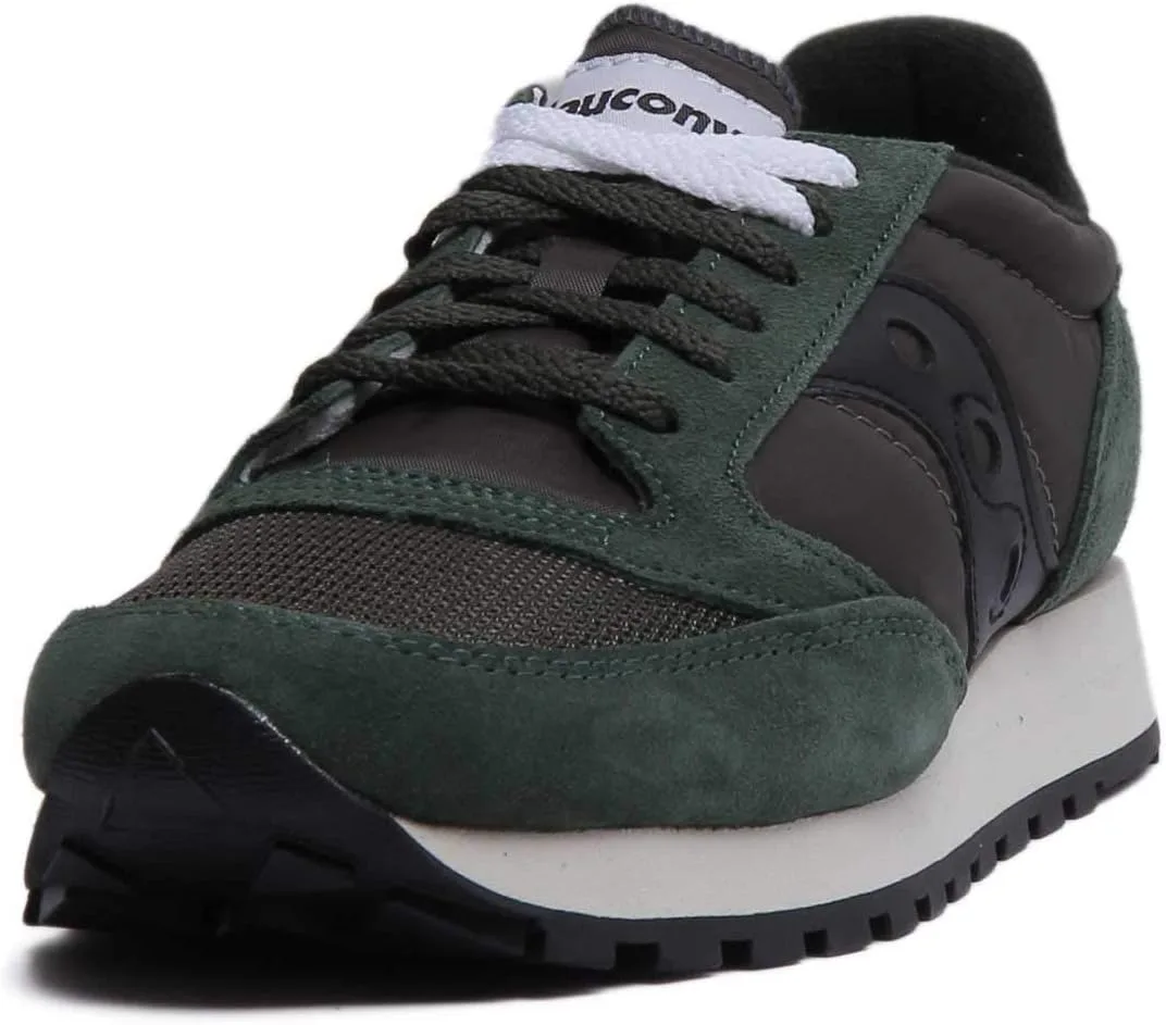 Мужские винтажные кроссовки Jazz Original Saucony, черный/темно-зеленый