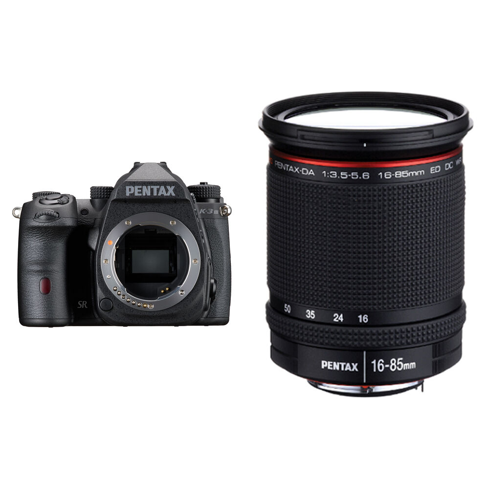 

Зеркальная камера Pentax K-3 Mark III Monochrome DSLR Camera with 16-85mm Lens Kit