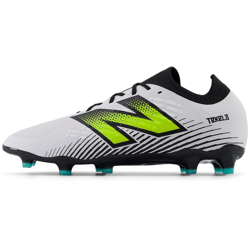 Футбольные бутсы для лужайки tekela magia low laced fg v4+ New Balance, белый — фото 4