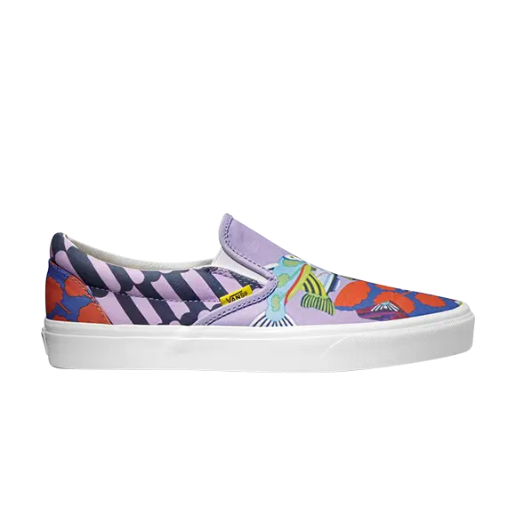 Классические слипоны (Желтая подводная лодка Beatles) Sea of Monsters Vans, розовый
