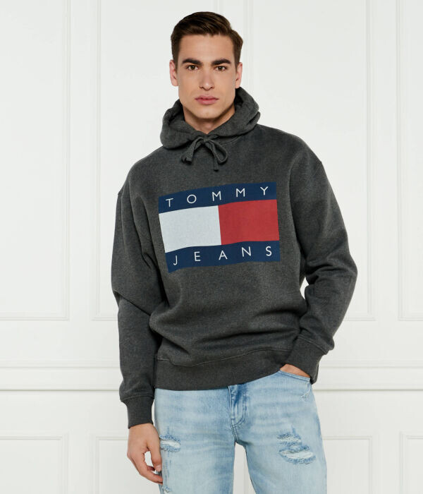 

Толстовка мужская Tommy Jeans с логотипом, серый