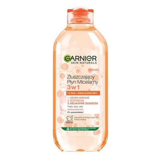 

Отшелушивающий мицеллярный флюид 3в1, 400 мл Garnier, Skin Naturals