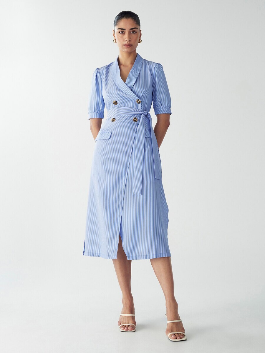 

Платье рубашка Willa Shirt Dress Hampton, синий