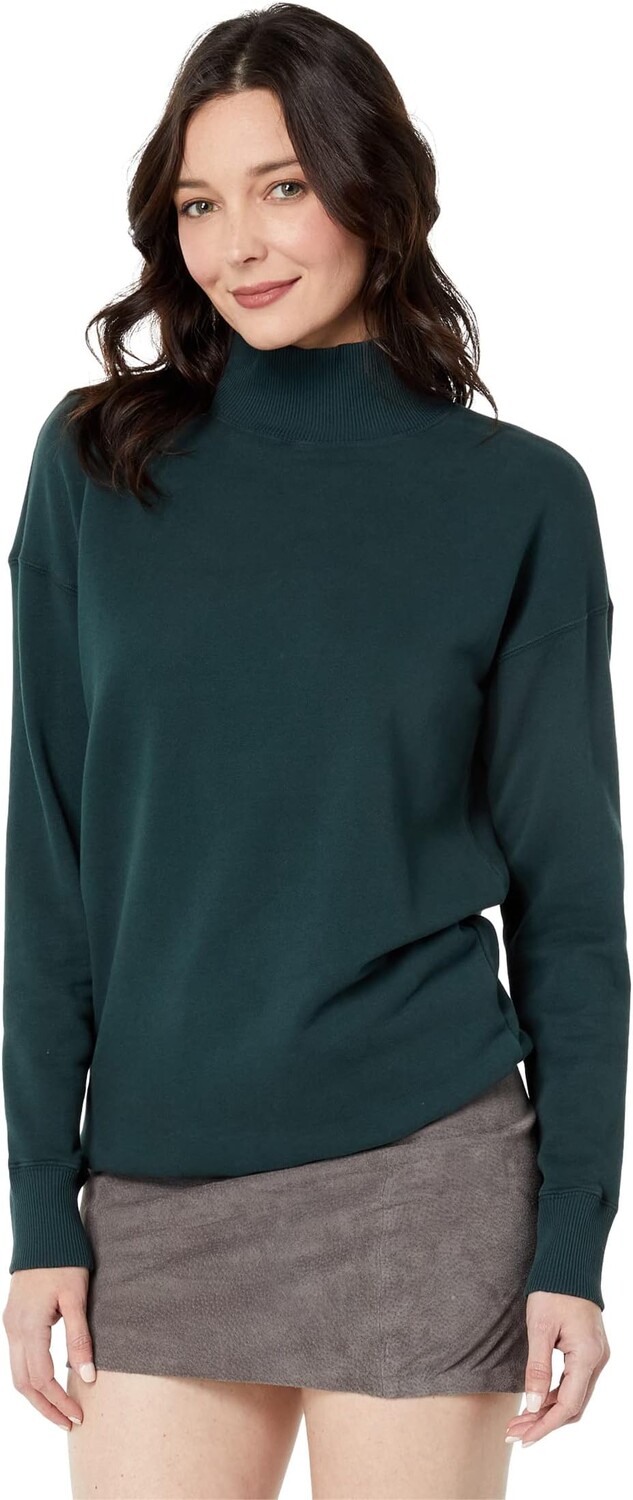 

Толстовка Mod-o-doc French Terry Long Sleeve Turtleneck Tunic, цвет Winter Garden