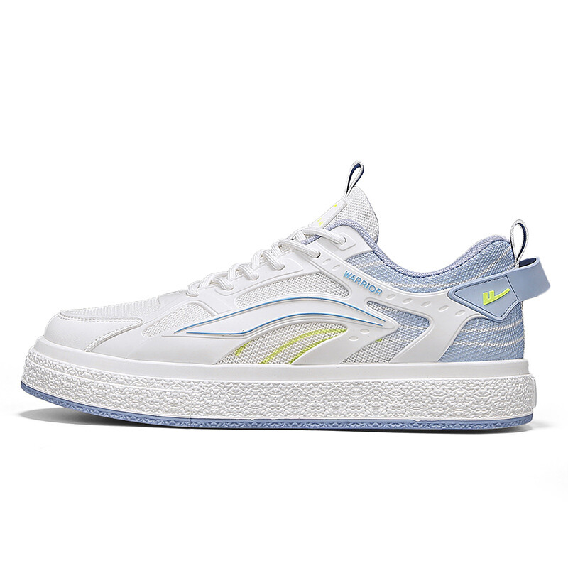 

Кроссовки WARRIOR Skateboarding Shoes Men Low-top White/blue, белый/синий