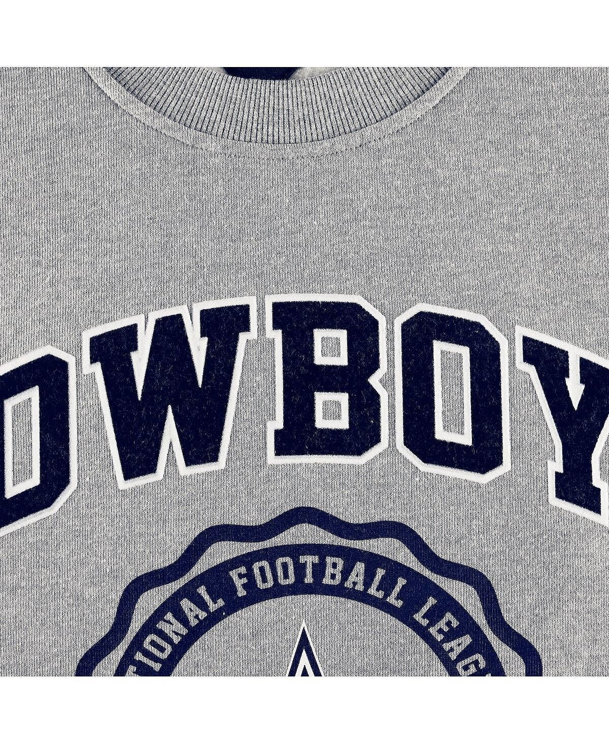 Мужская толстовка Hether Grey Dallas Cowboys Ronald Crew Tommy Hilfiger — фото 2