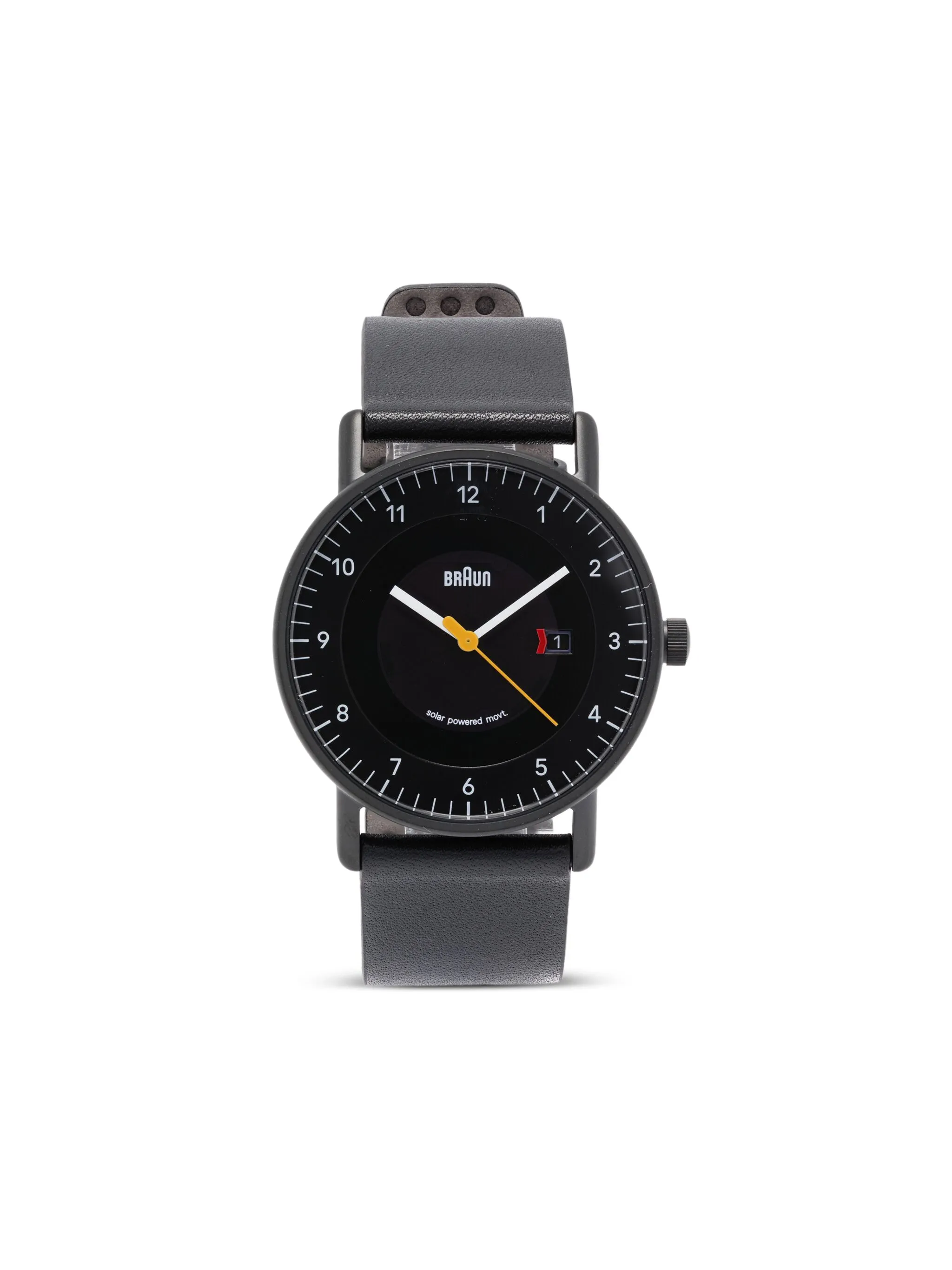 

Наручные часы Solar Dial 40 мм Braun Watches, черный