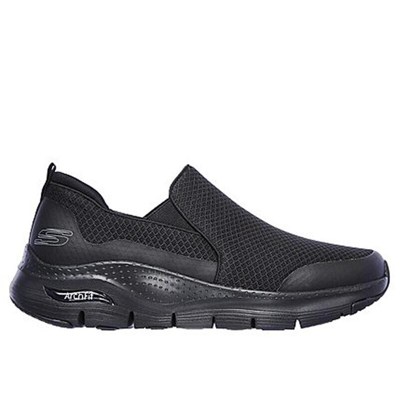 

Мужские кроссовки Skechers для ходьбы 232043_BBK Черный без шнурков, Серый, Мужские кроссовки Skechers для ходьбы 232043_BBK Черный без шнурков