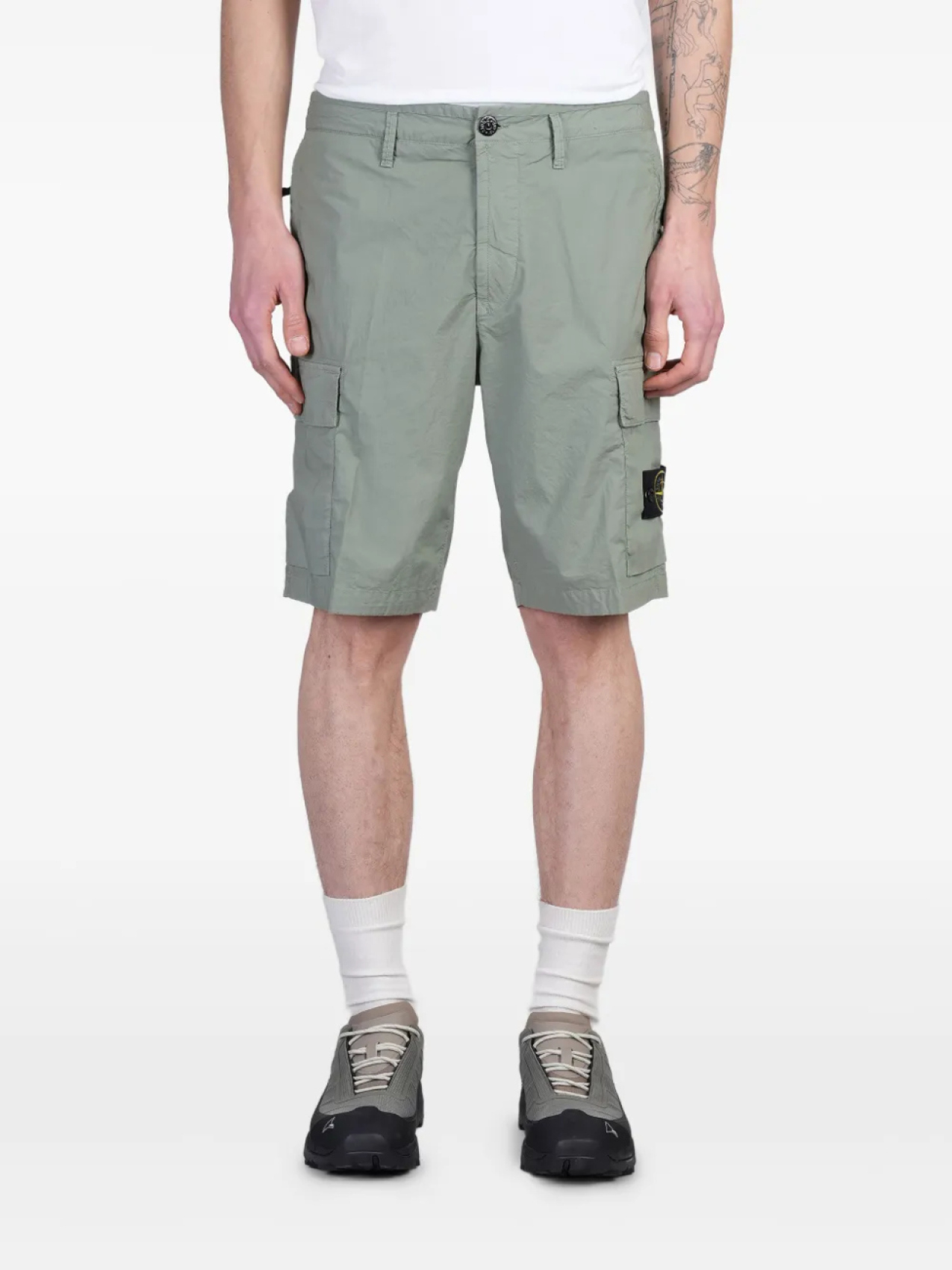 

Шорты с компасом Stone Island, зеленый