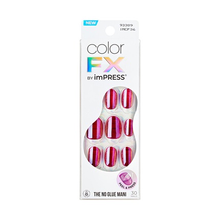 

Самоклеящиеся ногти Impress Color Fx Around You - 30 шт. Kiss
