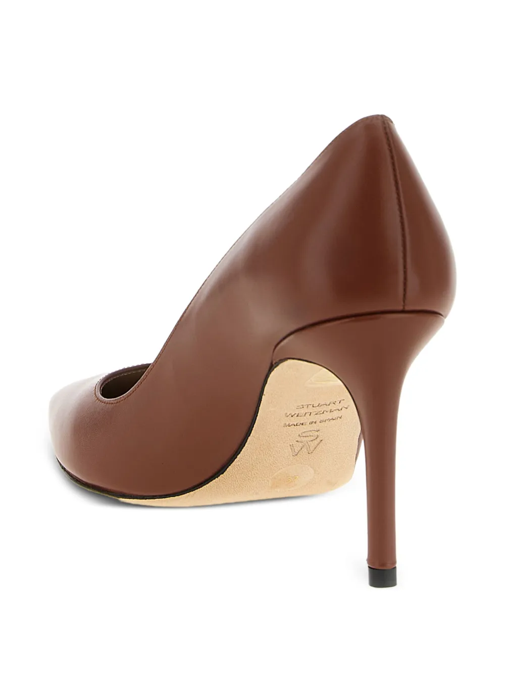 Туфли Power с заостренным носком Stuart Weitzman, коричневый — фото 3