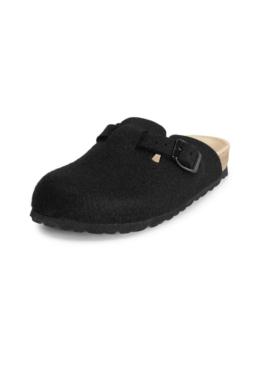 Тапочки VITAFORM Wollfilz Clogs, черный