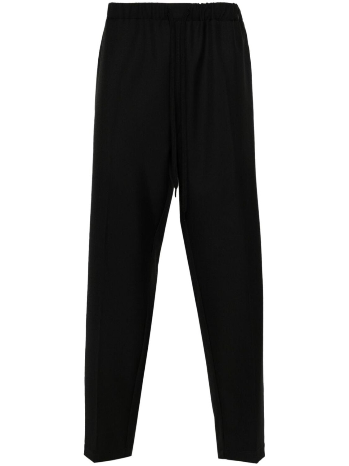 

MM6 Maison Margiela зауженные брюки с кулиской, черный