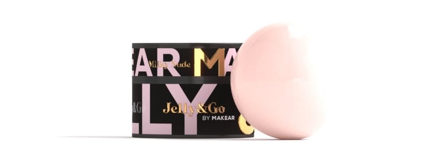 

Makear, Гель для ногтей, Cover Nude, Jelly&Go G04, 15 мл
