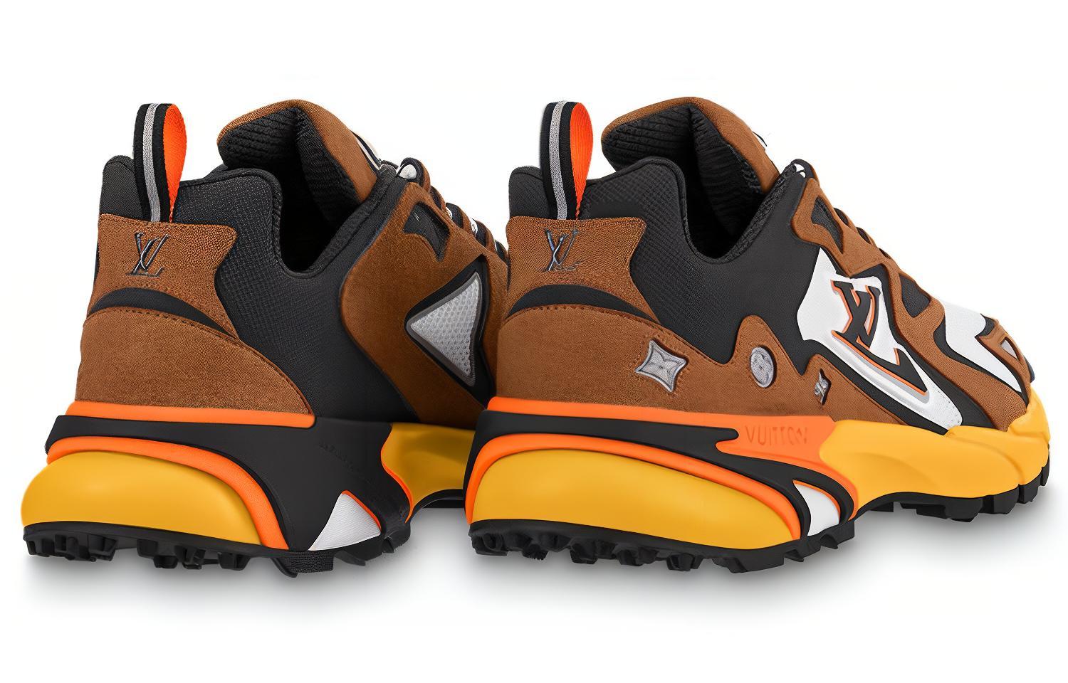 Кроссовки Runner Tatic 'Orange White Brown' LOUIS VUITTON, Brown Black White — фото 3