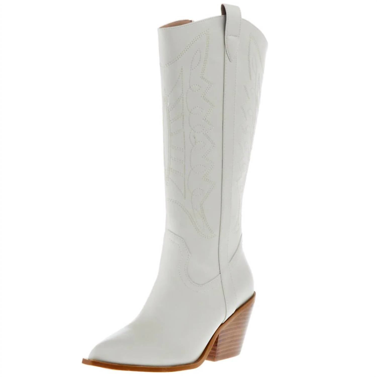 Женские широкие высокие сапоги Howdy Tall в зимнем белом цвете Corkys Footwear — фото 2