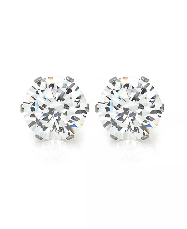 

Серьги-Гвоздики из нержавеющей стали Steeltime, silver-plated