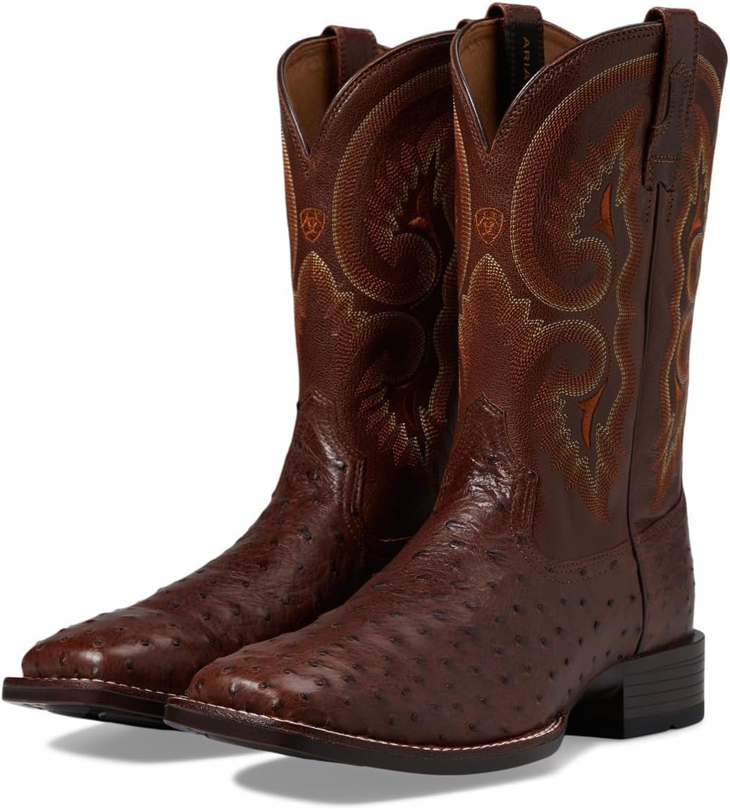 

Мужские вестерн-сапоги Ariat Barley Ultra, Dark Tabac Full Quill Ostritch