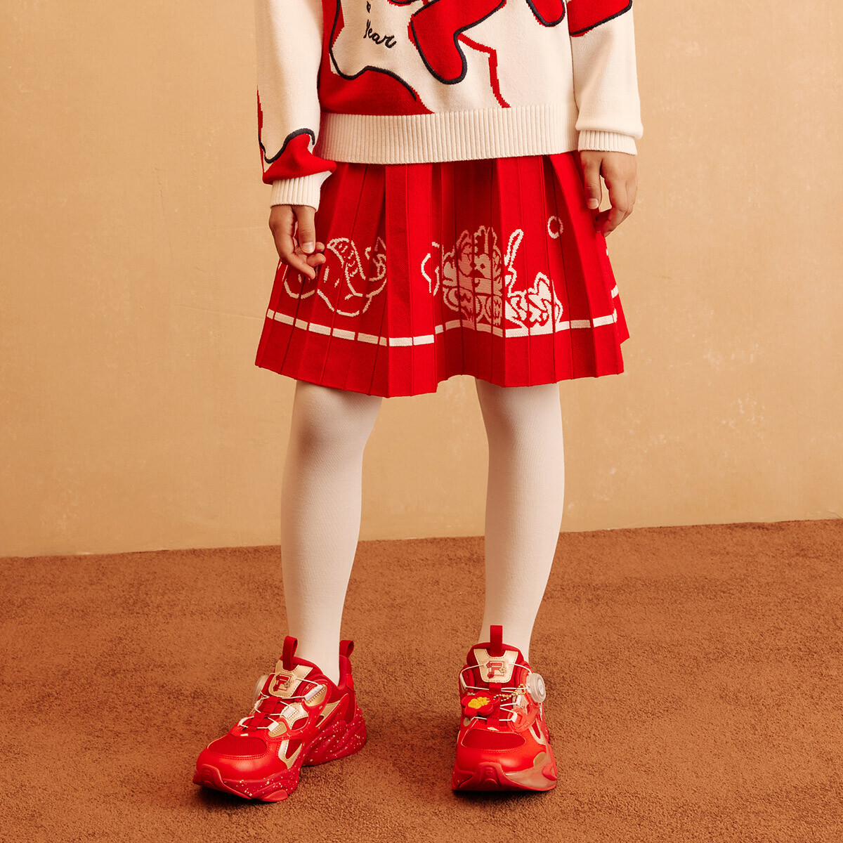 Детская юбка Fila Kids, красный — фото 2