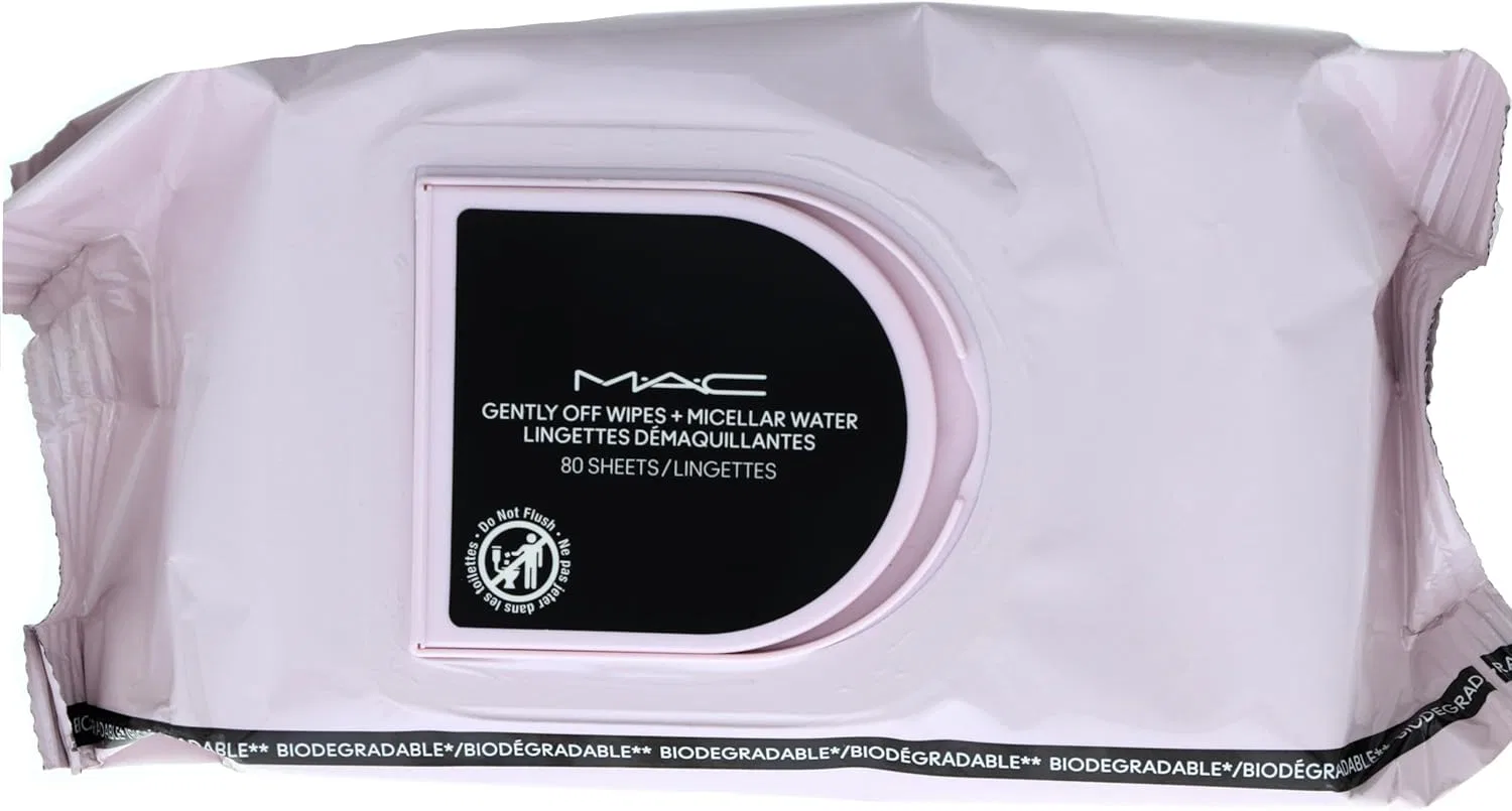 Салфетки для снятия макияжа MAC Gently Off Wipes + Micellar Water, 45 шт — фото 3