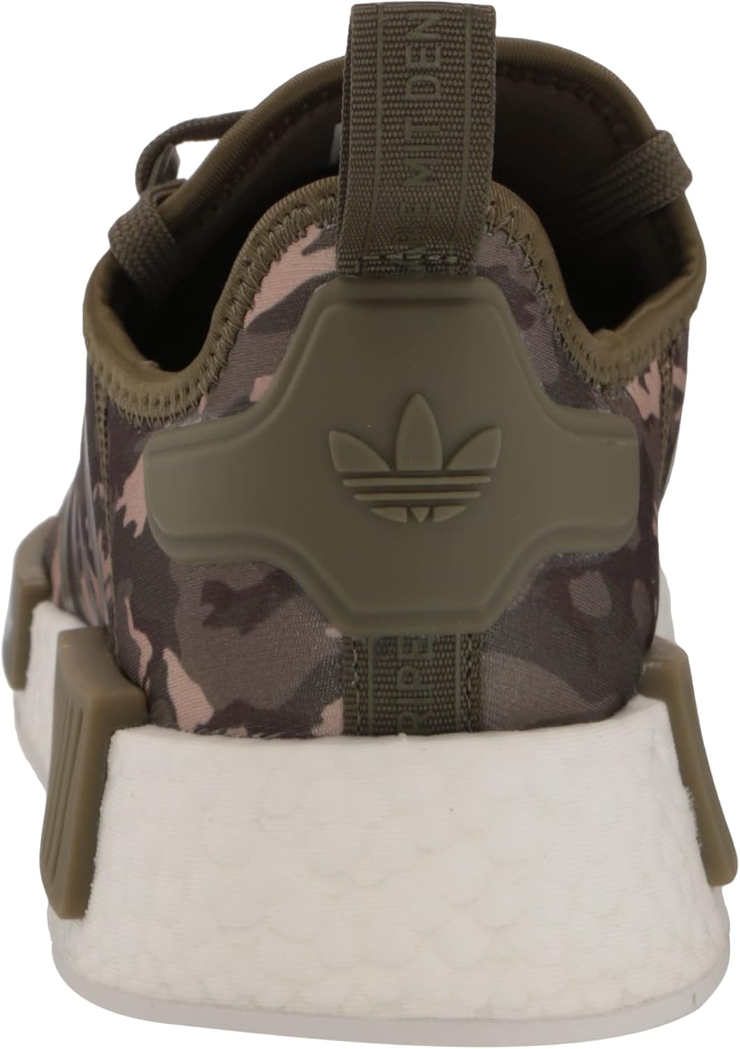 Кроссовки adidas Unisex-Child NMDr1 C (для маленьких детей), белый/оливковый — фото 3