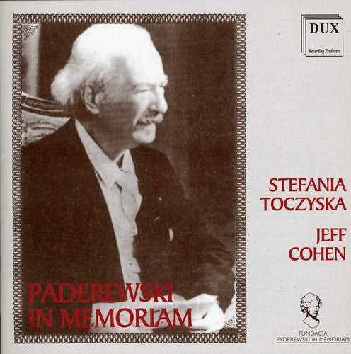 

CD диск Paderewski / Saint-Saens / Toczyska / Cohen: Paderewski in Memoriam