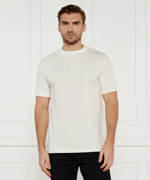 

Футболка Regular fit Karl Lagerfeld, бежевый