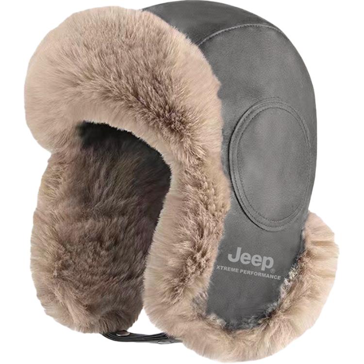 

Траппер-шапка из полиэстера Unisex Jeep, темно-серый