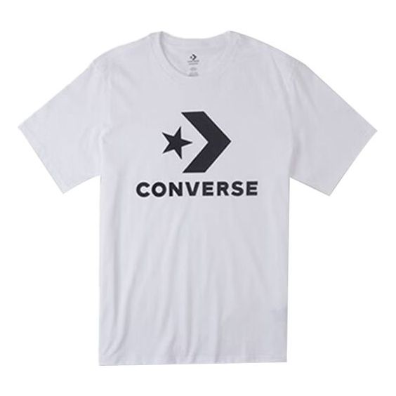 

Футболка Converse Go-To Star Chevron Standard Fit T-Shirt 'White', белый