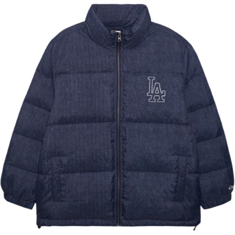 

New Era Куртка пуховая MLB FW24 унисекс черный джинсовый синий, Black Denim Blue