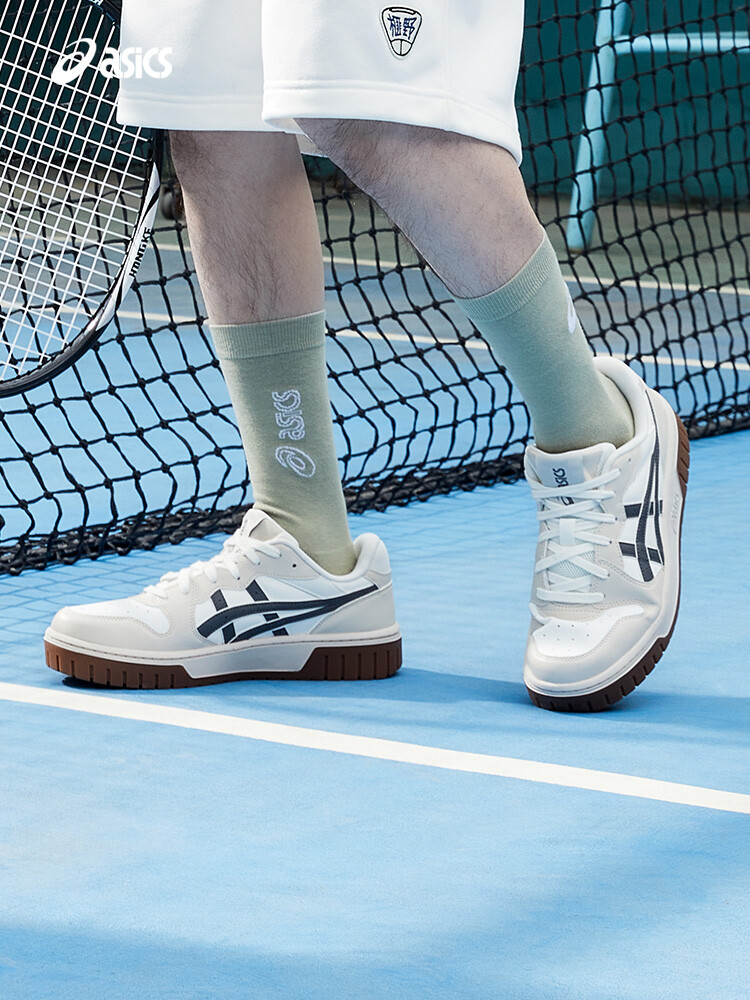 Кроссовки Asics Court MZ 2.0, белый / бежевый / угольно-серый — фото 2
