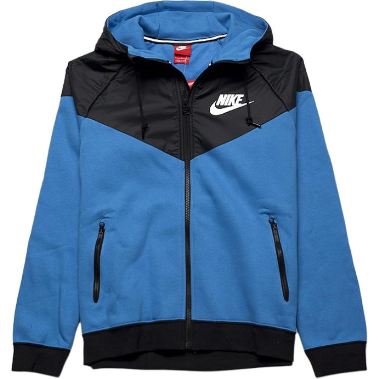 

Nike Куртка WINDRUNNER мужская синий/черный