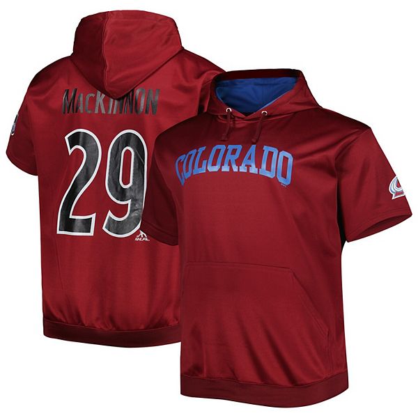 

Толстовка с капюшоном мужская fanatics nathan mackinnon burgundy colorado avalanche big & tall Unbranded