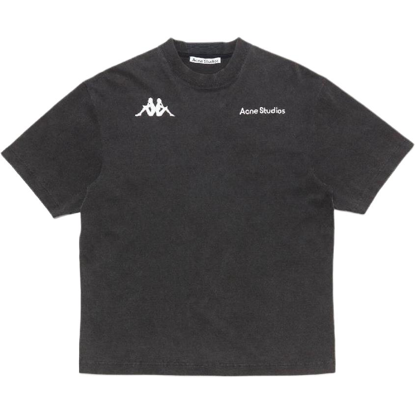 

Футболка X Kappa с коротким рукавом и логотипом Acne Studios, черный