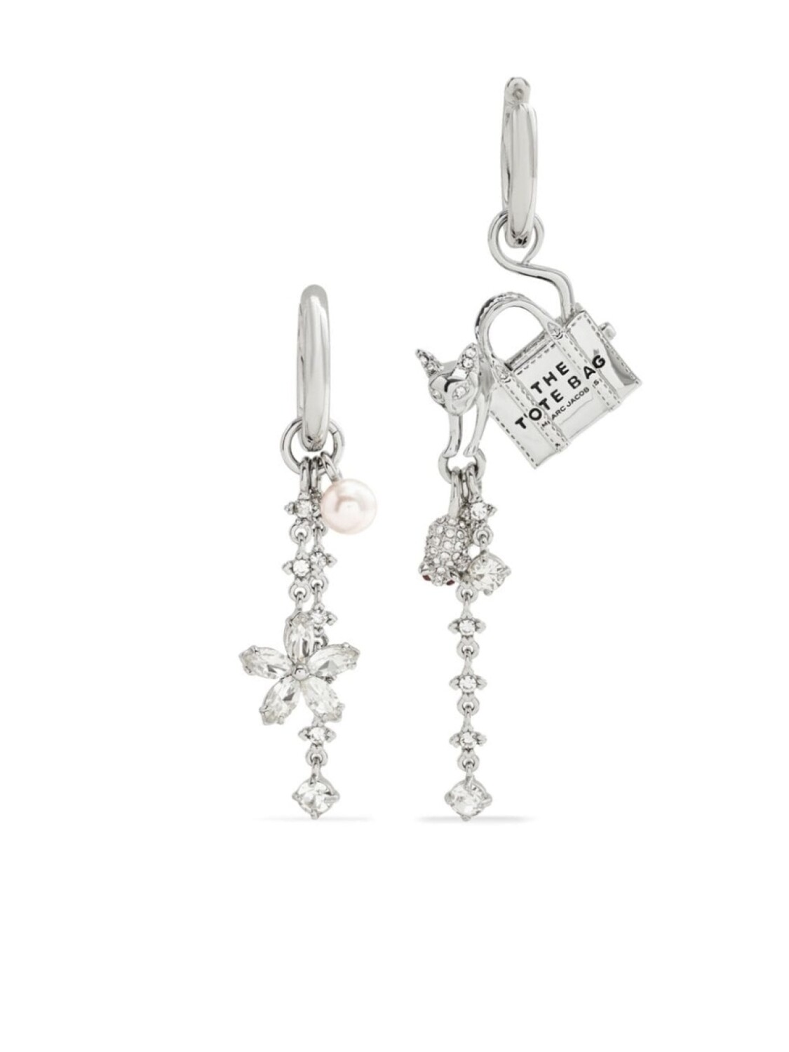

Серьги «Кошки из мешка» Marc Jacobs, серебряный