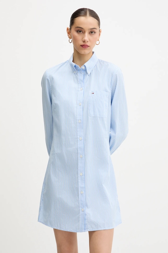 

Хлопковое платье Tommy Jeans, синий