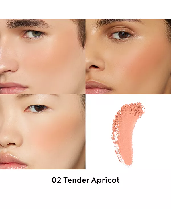 Blush de beauté сияющие матовые румяна Gucci, 02 - tender apricot — фото 3
