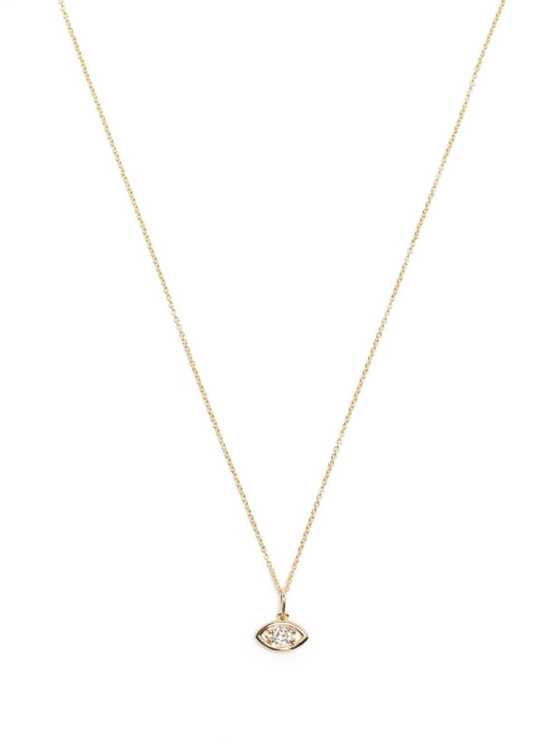 

Колье Marquise Eye из желтого золота с бриллиантами Sydney Evan, золотой