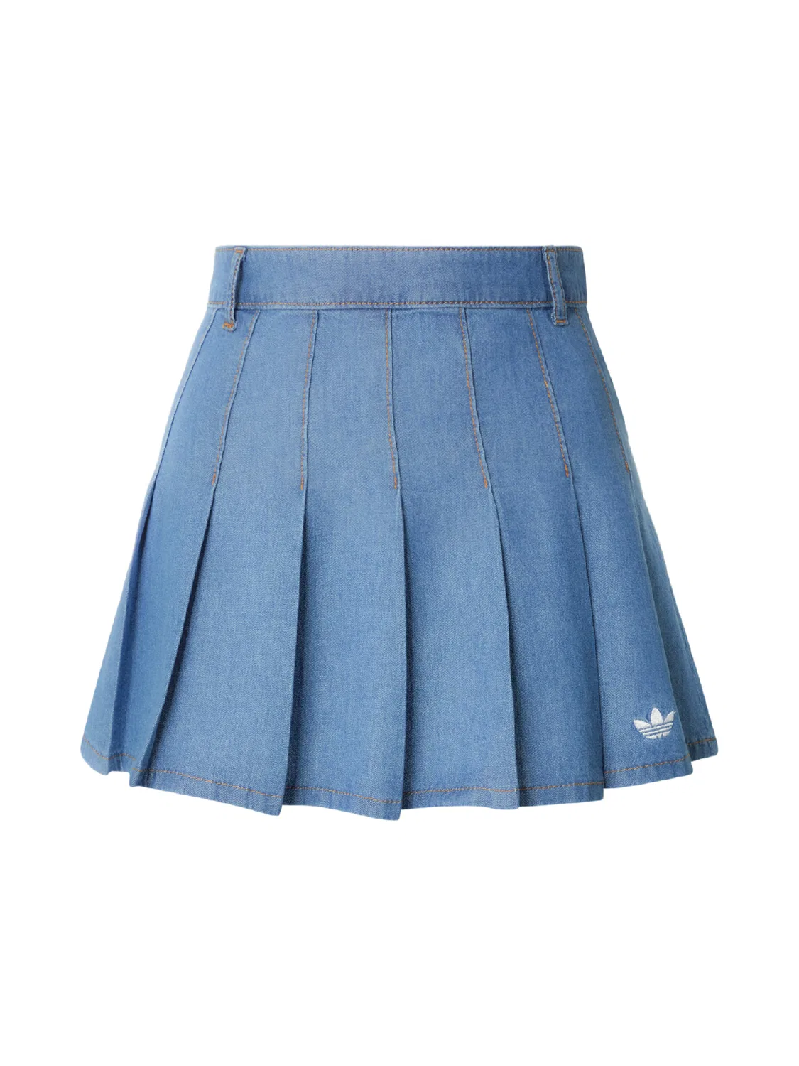 Юбка Adidas Originals из синей джинсовой ткани