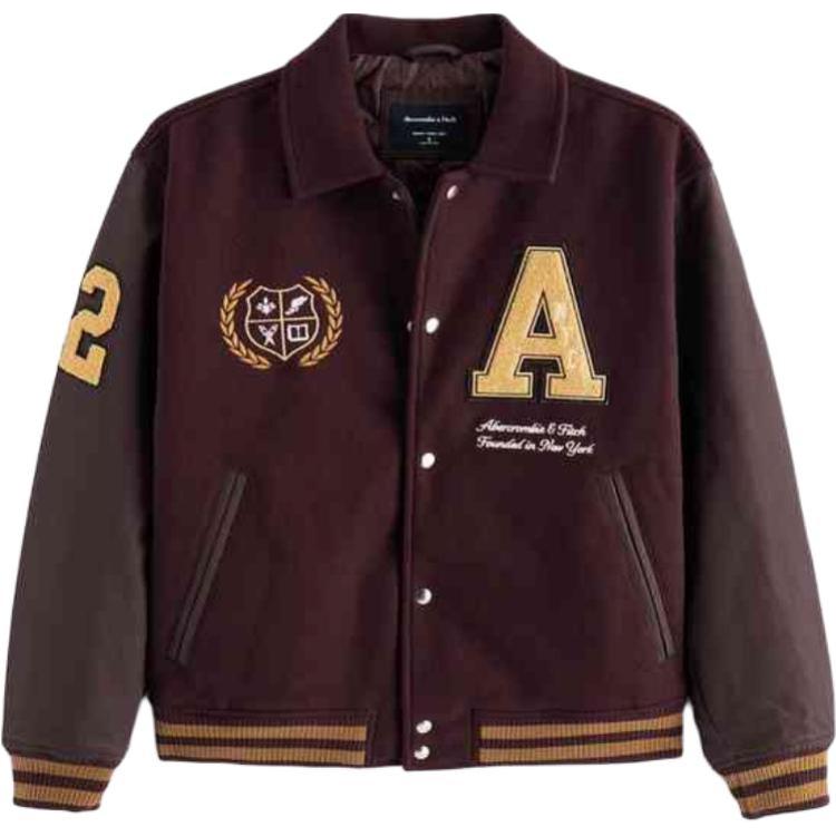 

Abercrombie＆Fitch Куртка мужская красно-коричневая, Red Brown