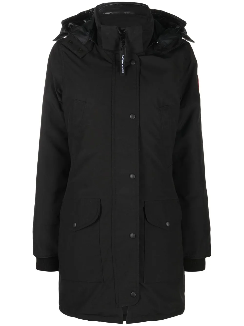 

Пуховик на молнии Canada Goose, черный