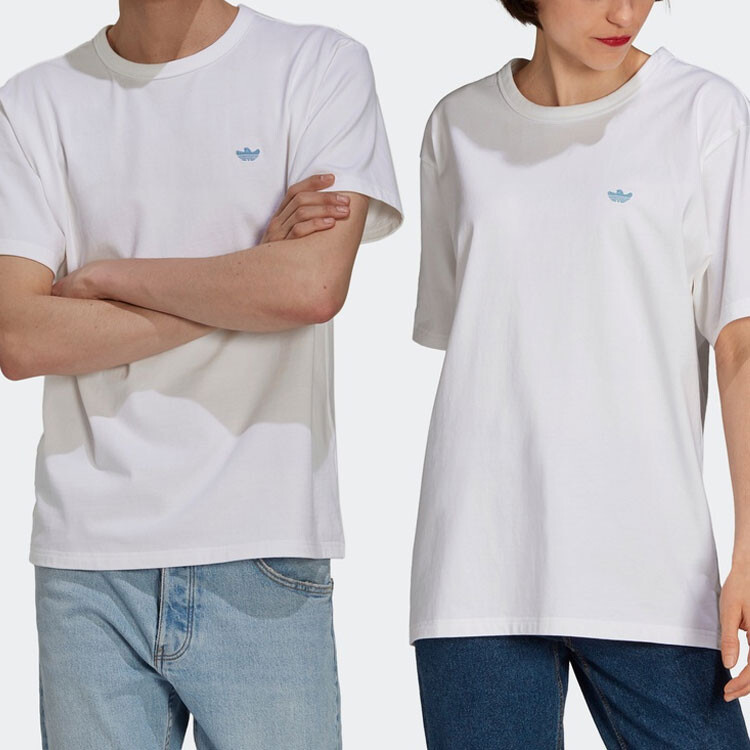 Футболка унисекс белая Adidas Originals, белый — фото 4