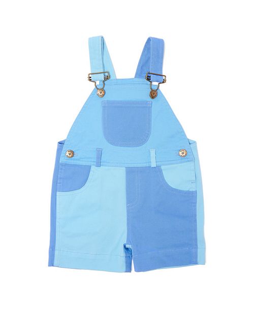 

Комбинезоны унисекс в тон с цветными блоками — Baby, Little Kid, Big Kid Dotty Dungarees, цвет Blue