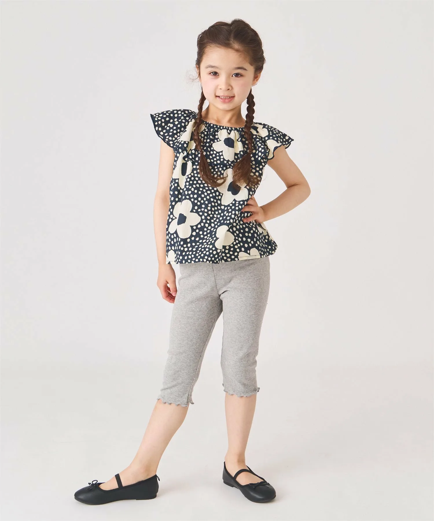 6-дюймовые эластичные леггинсы Ever Closet, Top Gray — фото 3